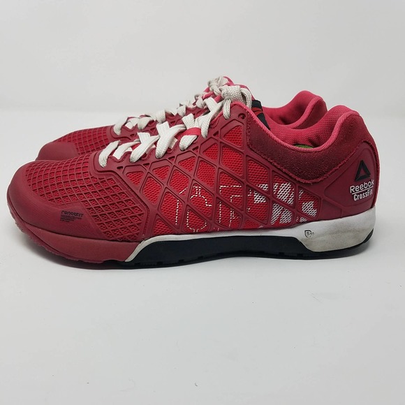 REEBOK CrossFit CF74 Training Crosstraining Shoes Berry Red Women's Size‎ 8 - Picture 3 of 11